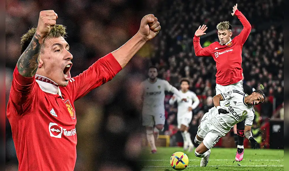 Lisandro Martínez llegó a Manchester United por pedido del entrenador Erik ten Hag. Foto: composición LR/AFP