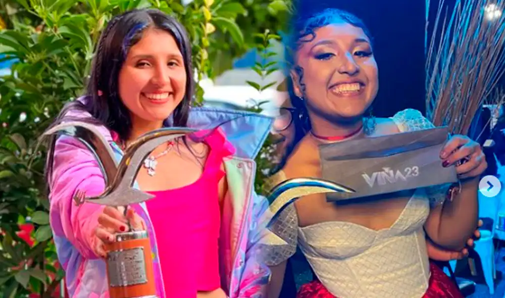 Milena Warthon ganó la gaviota de plata en Viña 2023. Foto: composición LR/Instagram