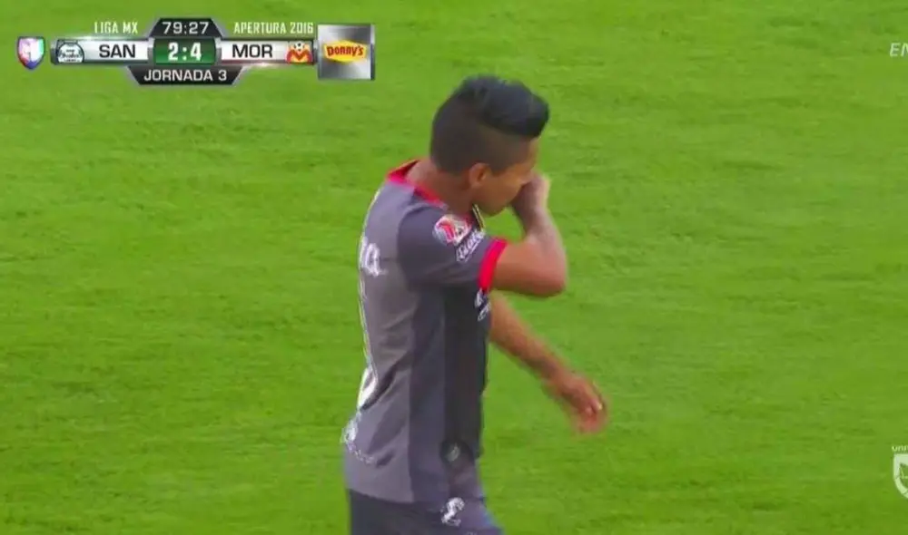 Raúl Ruidíaz en el Monarcas Morelia. Foto: captura de Univisión Raúl Ruidíaz en el Monarcas Morelia. Foto: captura de Univisión