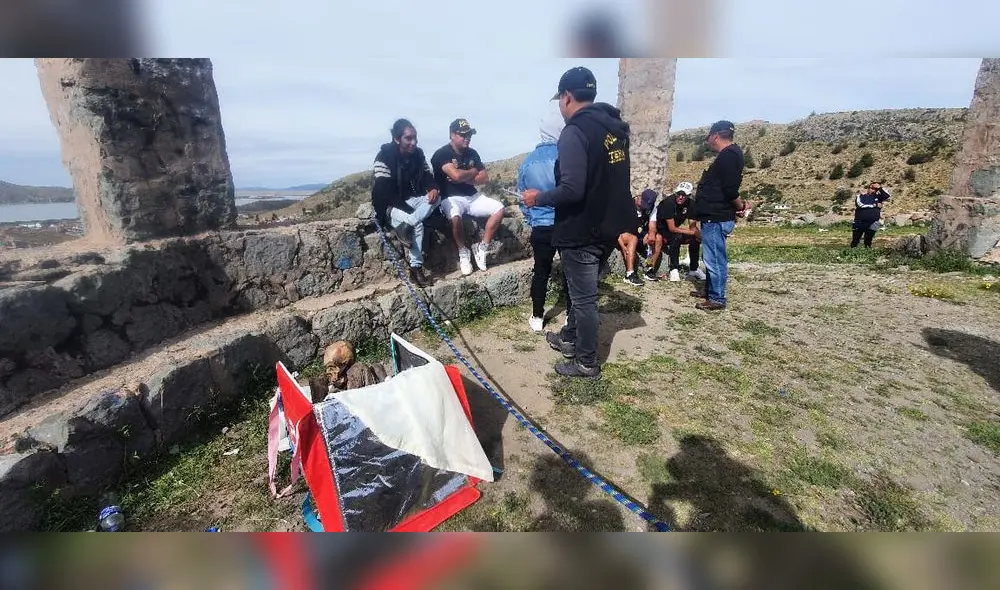 Momia encontrada tras intervención del Grupo Terna en Puno. Foto: Kléber Sánchez/URPI-LR Momia encontrada tras intervención del Grupo Terna en Puno. Foto: Kléber Sánchez/URPI-LR