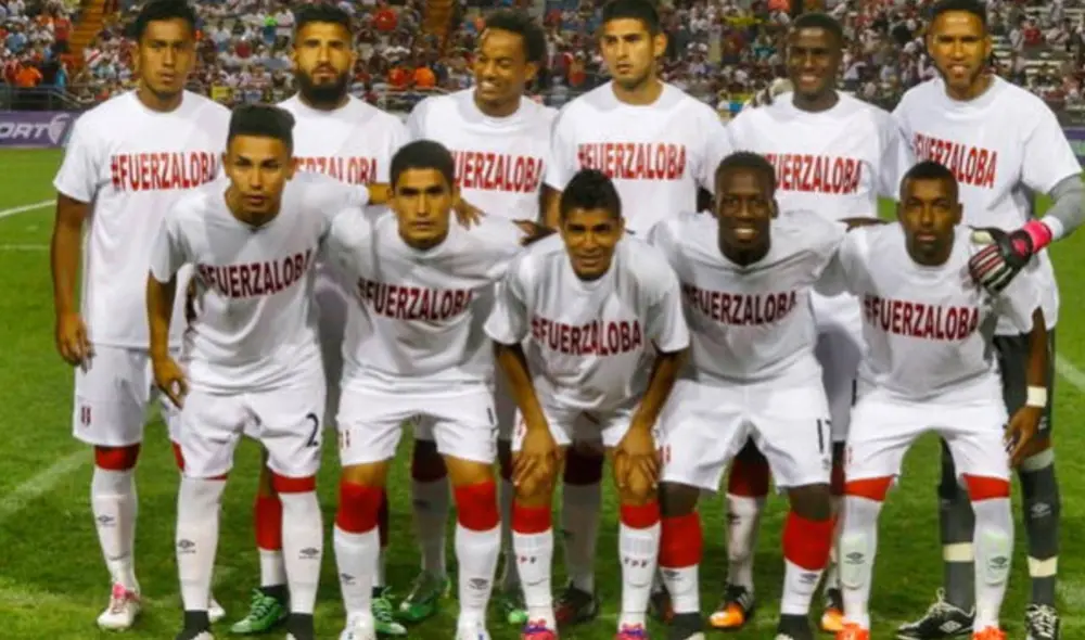 La selección peruana en el debut de Ricardo Gareca. Foto: difusión
