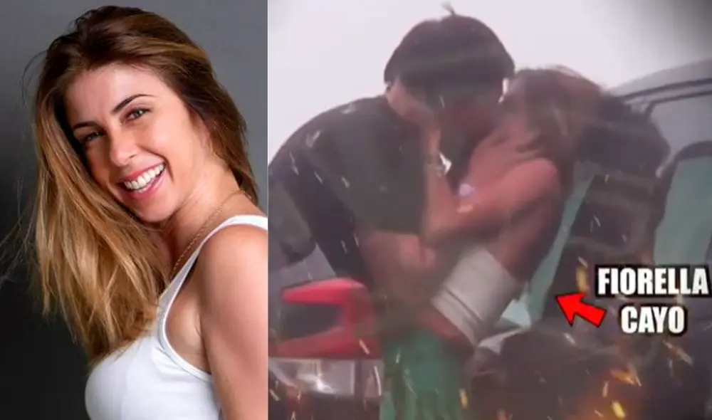 Fiorella Cayo es captada con nuevo galán. Foto: composición LR/ captura de Willax TV
