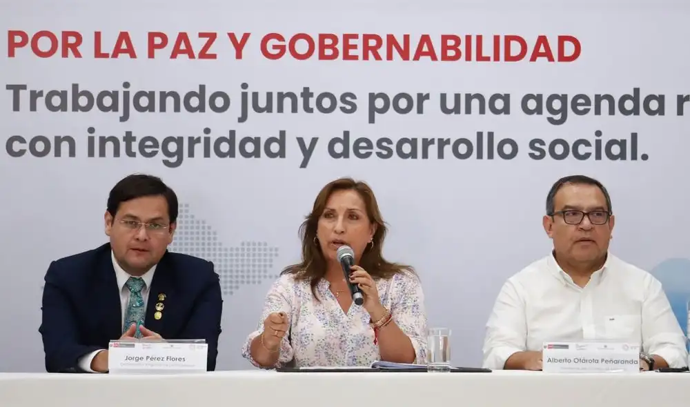 Consejeros regionales exigieron a la presidenta Dina Boluarte acelerar los proyectos. Foto: Presidencia del Perú