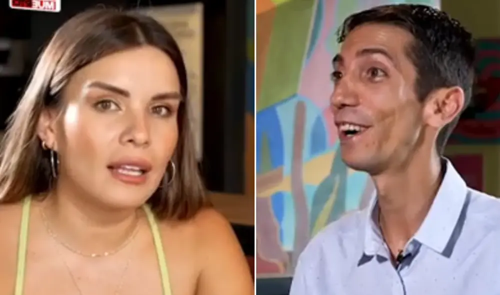 Fiorella Retiz "suelta todo" en una entrevista con Giancarlo Granda. Foto: Composición LR/captura de TikTok/Giancarlo Granda Fiorella Retiz "suelta todo" en una entrevista con Giancarlo Granda. Foto: Composición LR/captura de TikTok/Giancarlo Granda