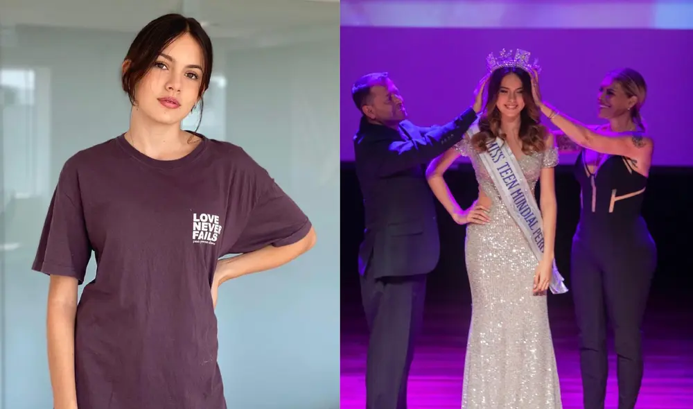 Mía Loveday se coronó como la ganadora del Miss Teen Perú. Foto: composición LR/ Instagram