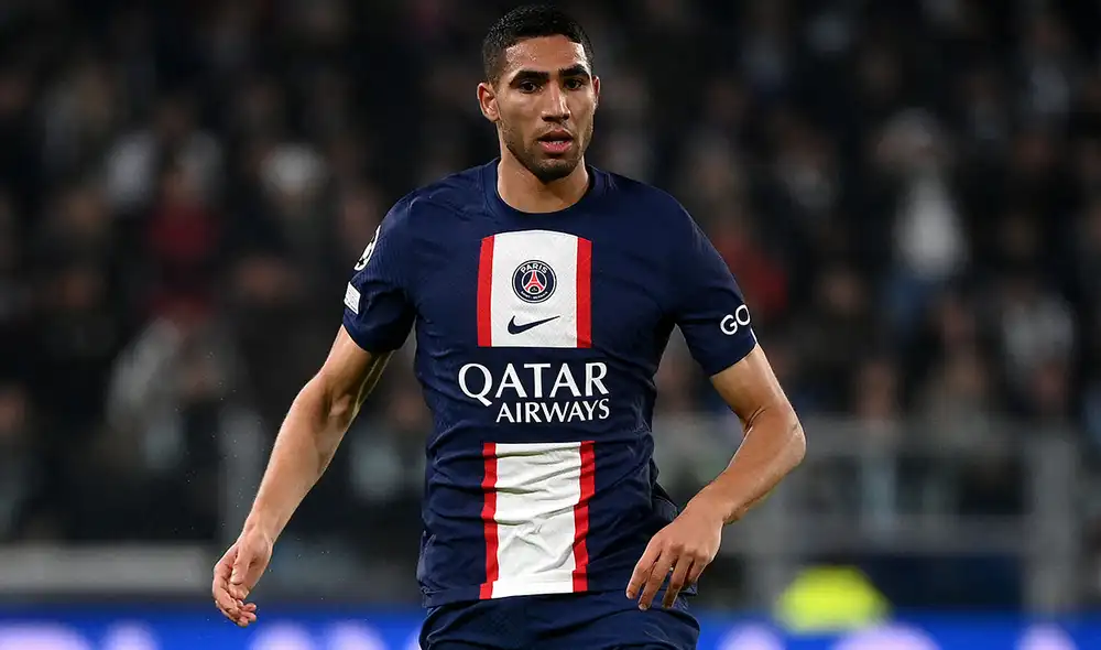 Achraf Hakimi llegó al PSG en el 2021. Foto: AFP Achraf Hakimi llegó al PSG en el 2021. Foto: AFP