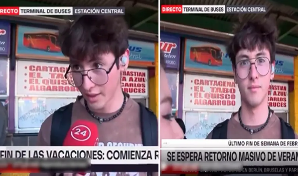 El joven dejó atónita a la reportera con su inesperada respuesta. Foto: composición de LR/TikTok/@Televisivamente El joven dejó atónita a la reportera con su inesperada respuesta. Foto: composición de LR/TikTok/@Televisivamente