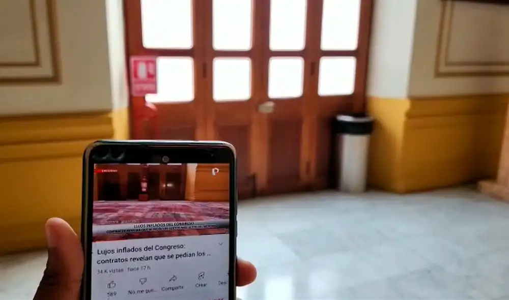 Parlamento dispuso la adquisición de 1.600 metros cuadrados de sofisticadas y costosas alfombras. Foto y vídeo: Jessica Merino / LR-URPI