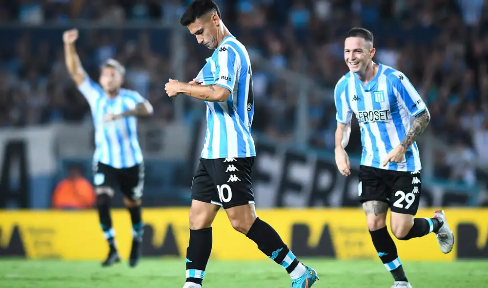 Racing se impone sobre Lanús por la liga argentina. Foto: Racing /Twitter Racing se impone sobre Lanús por la liga argentina. Foto: Racing /Twitter