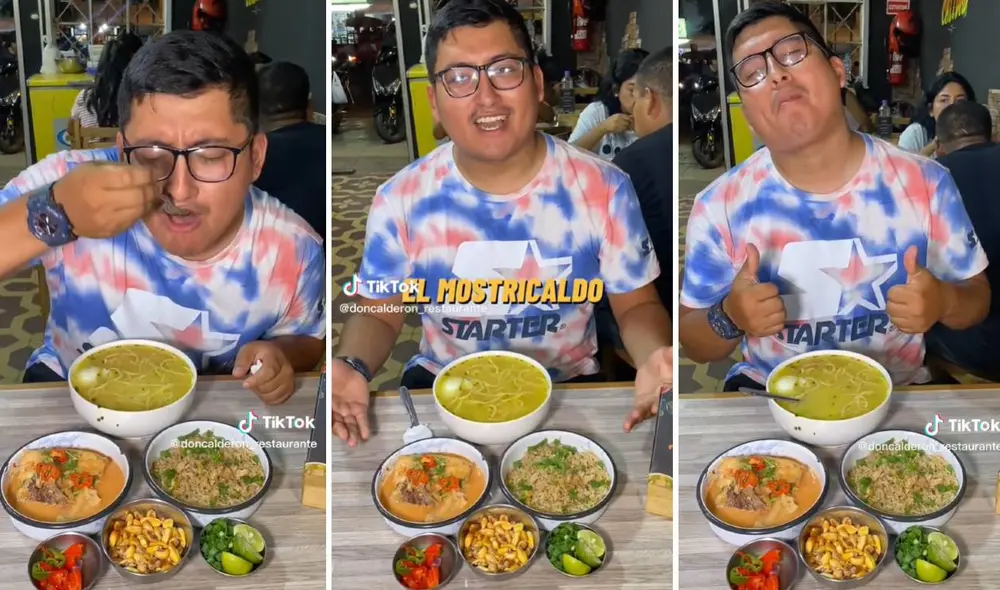 El clip ha sumado más de 700.000 reproducciones en TikTok. Foto: composición LR/captura de TikTok/@doncalderon_restaurante