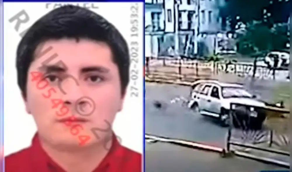 Fotografía de Víctor Sánchez Guevara, imprudente conductor que circulaba con el brevete suspendido. Foto: captura de Panamericana