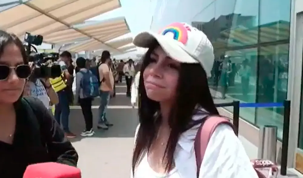 Pasajero exige una solución a la aerolínea colombiana Viva Air. Foto: captura / TV Perú