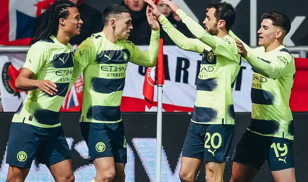 La escuadra ciudadana sumó tres puntos vitales. Foto: Manchester City/Twitter