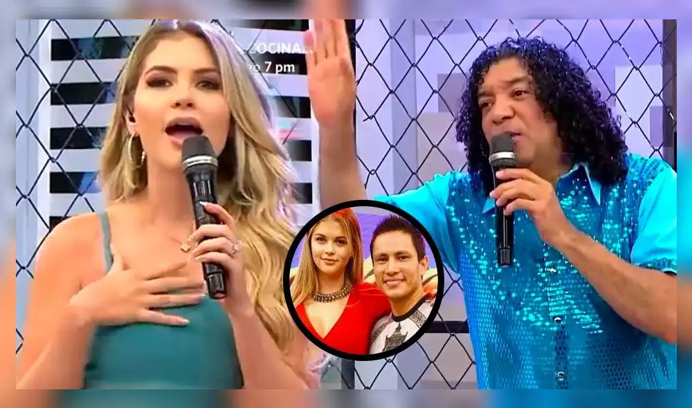 Brunella Horna habló con Carlos Vílchez de su pasado. Foto: composición LR/América TV