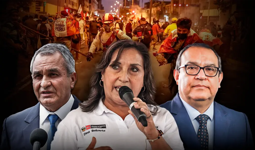 Mandataria tiene a 4 de sus ministros investigados por el Ministerio Público. Foto: diseño de Fabrizio Oviedo / La República Mandataria tiene a 4 de sus ministros investigados por el Ministerio Público. Foto: diseño de Fabrizio Oviedo / La República