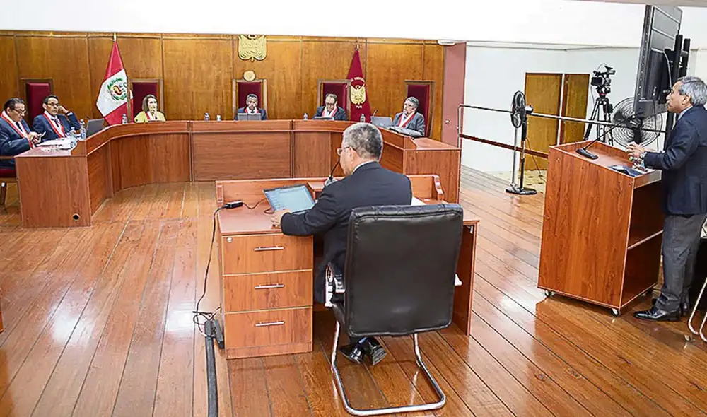 Audiencia. En el TC, la parte demandante argumentó que se están recortando derechos. Foto: difusión