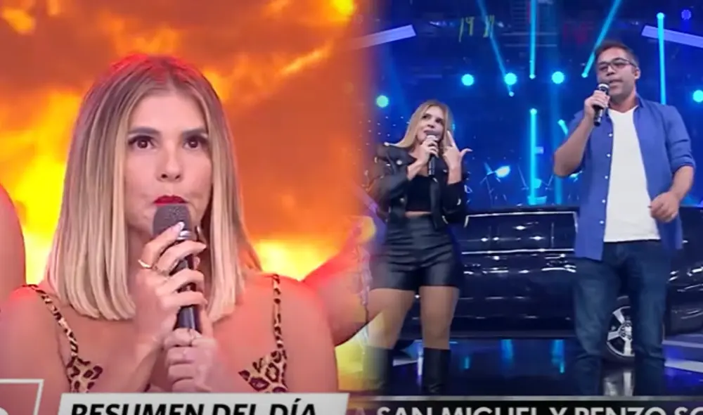Johanna aseguró que no la harían quedar como una "tonta". Foto: composición LR/ captura América Televisión.
