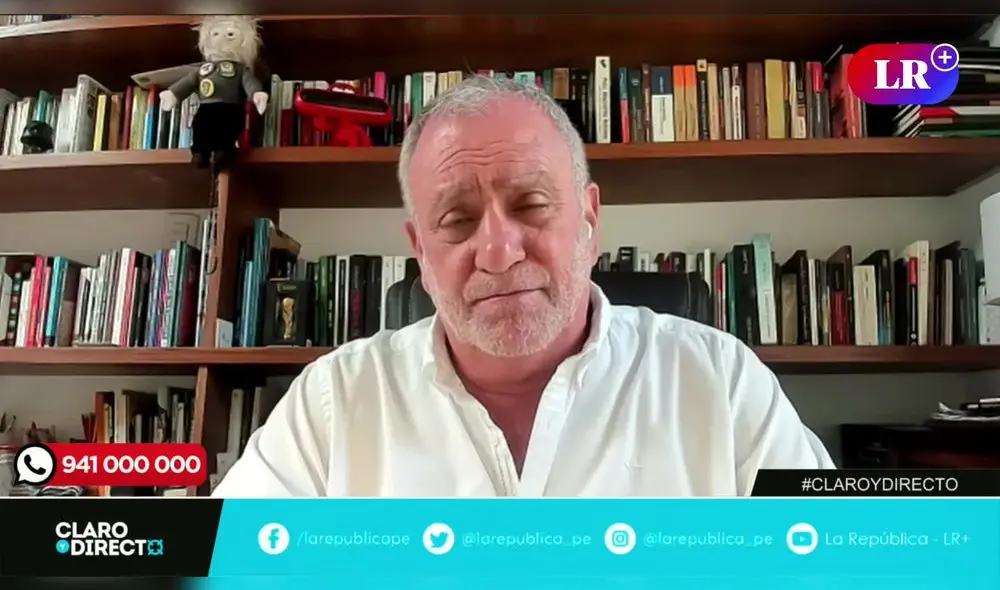 Augusto Álvarez Rodrich en Claro y Directo. Foto: captura LR+/Video: LR+ Augusto Álvarez Rodrich en Claro y Directo. Foto: captura LR+/Video: LR+