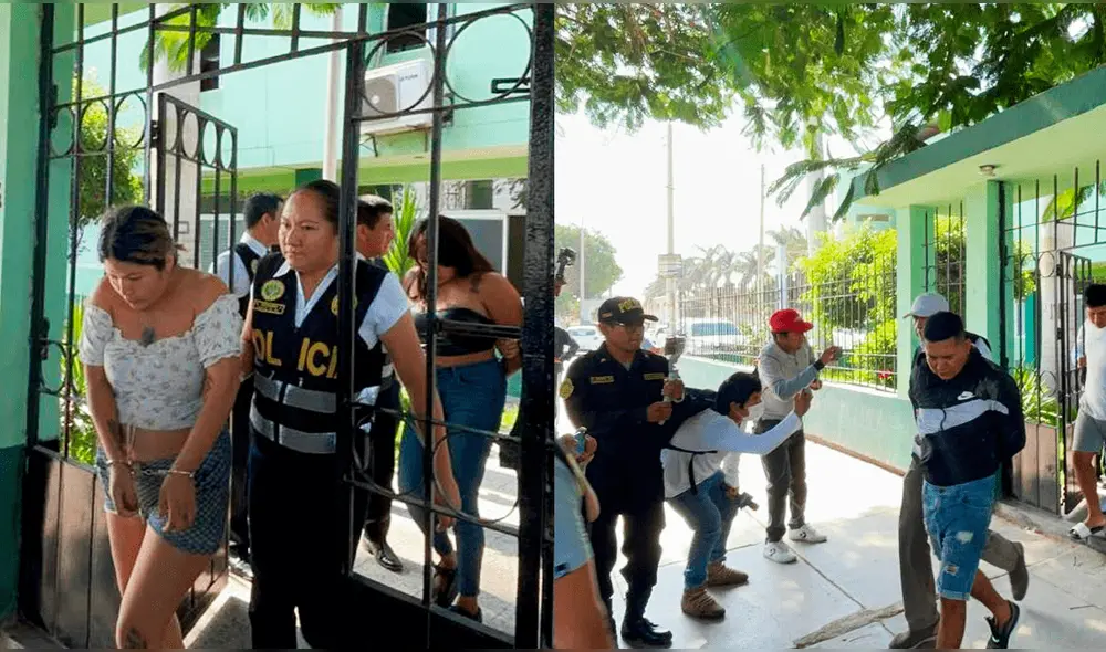 Los presuntos integrantes fueron capturados en la entrada a Lambayeque. Foto: Composición LR Fabrizio Oviedo/ Rosa Quincho URPI-LR