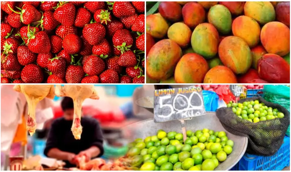 Fresa, mango y papa saca son algunos de los productos que más subieron su tasación en febrero. Foto: composición LR/Shutterstock