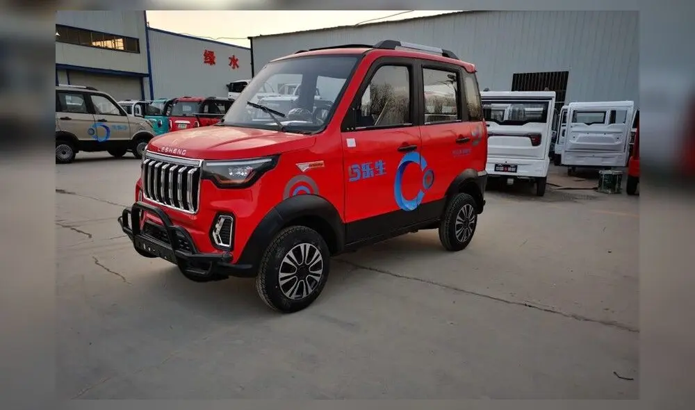 Lesheng K2 es un vehículo que puede llegar hasta los 50km/h. Foto: Alibaba