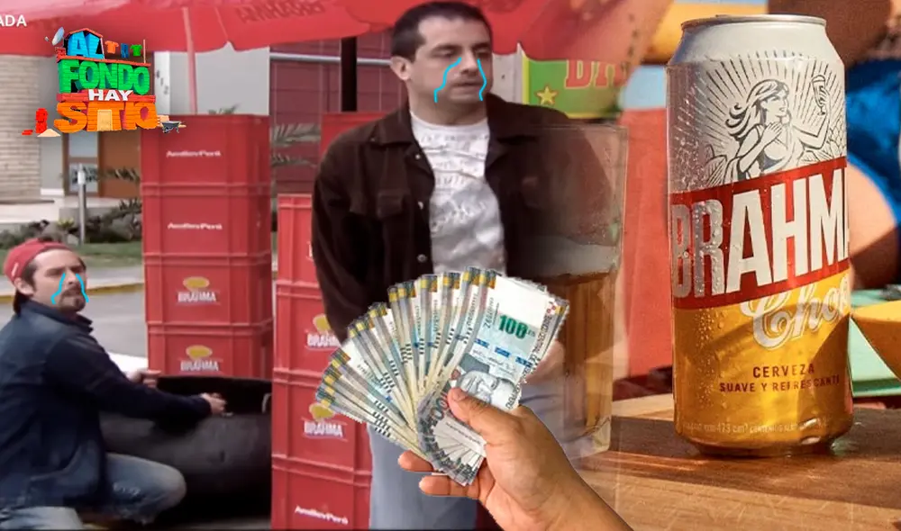 Antes, Brahma era la cerveza bandera de 'Al fondo hay sitio'. Sin embargo, fue sacada del mercado hace algunos años. Foto: composición LR/América TV/Twitter/Cerveza Brahma