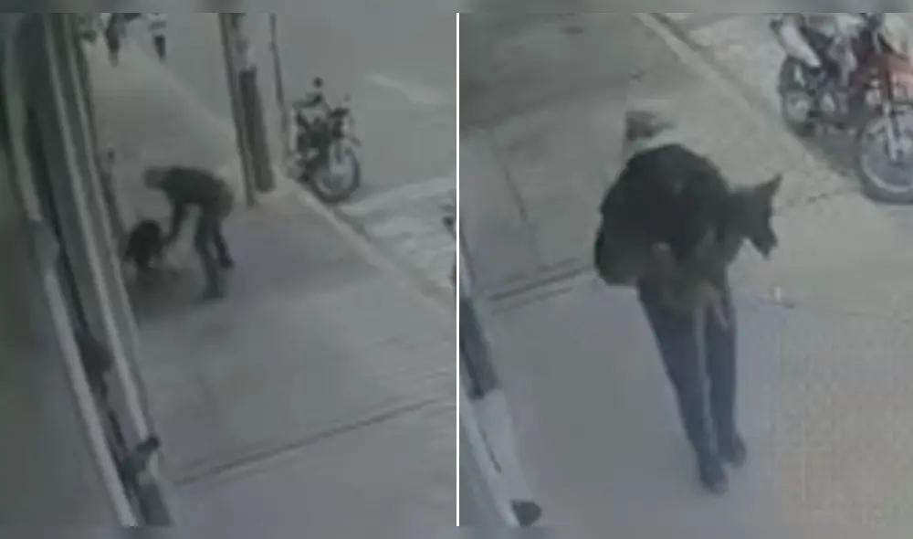 Puno. Imágenes captadas por cámaras de seguridad podrían permitir identificar a sujeto. Foto: captura de Fama TV