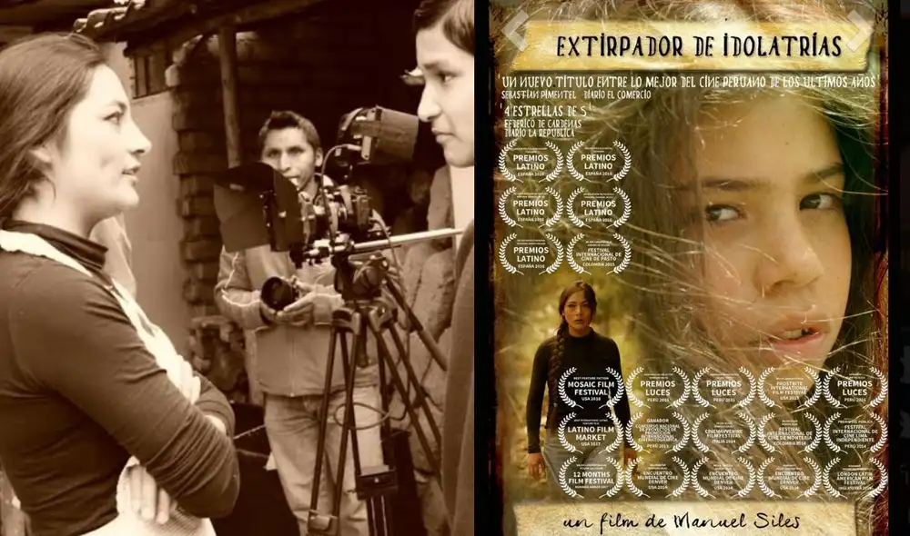 Filme "Extirpador de idolatrías" gana nuevos premios. Foto: composición LR/ captura de Twitter