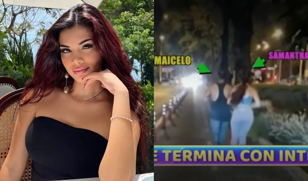 Samantha Batallanos parece haber perdonado a Maicelo. Foto: composición LR/Samantha Batallanos/Instagram/ATV - Video: ATV