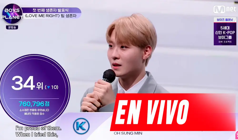 "Boys Planet": ¿cuál será el resultado de la primera eliminación?. Foto: Mnet
