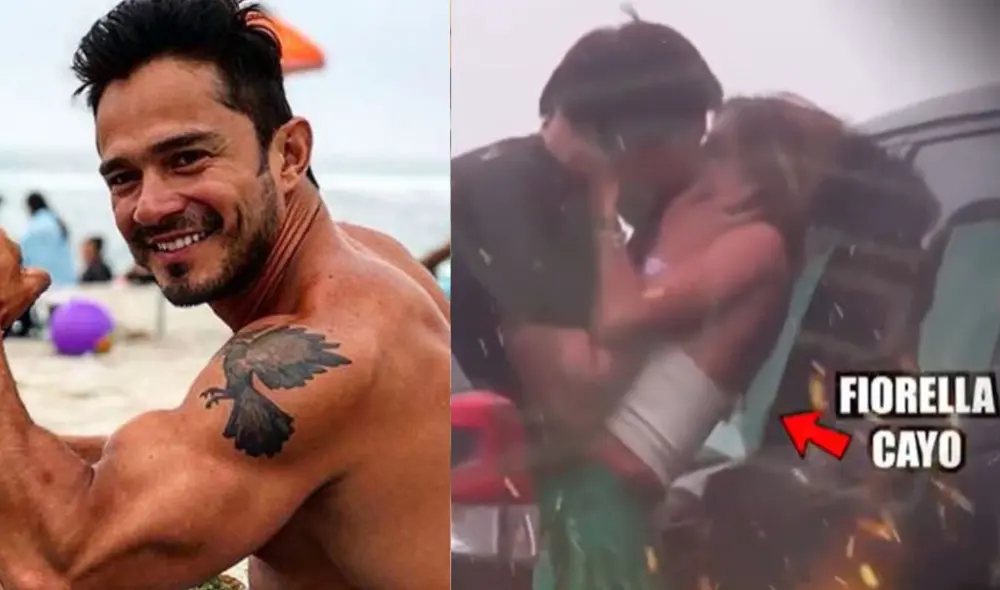 André Castañeda negó haber tenido una relación amorosa con Fiorella Cayo. Aseguró haber bromeado con ella sobre el ampay. Foto: composición LR/André Castañeda/Instagram/captura de Willax TV