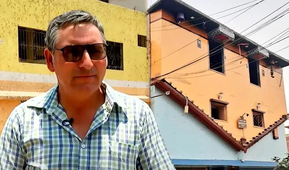 La construcción de una casa ‘invertida’ en Lima Norte ha causado furor en las redes. Foto: composición LR/captura de LatinaTV/La República