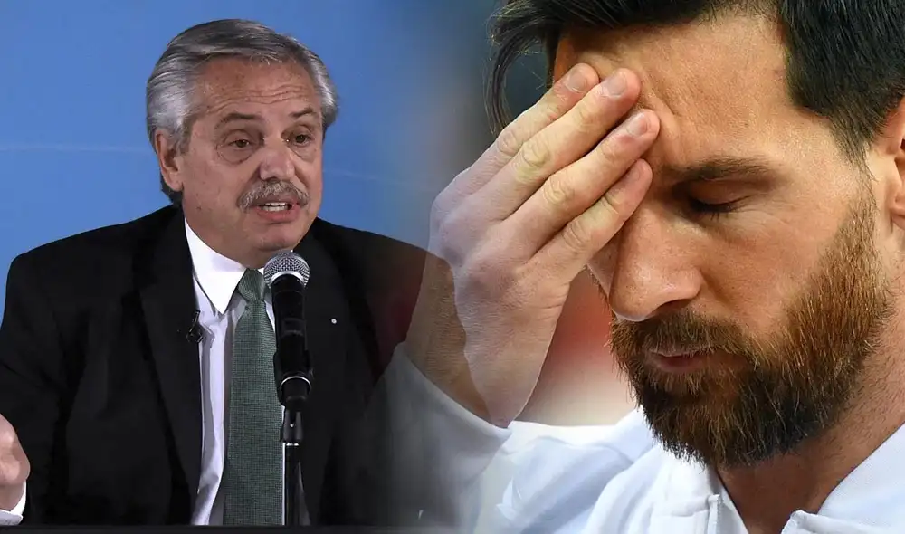 El Presidente de Argentina se refirió a las amenazas contra familia de Lionel Messi. Foto: composición LR/AFP El Presidente de Argentina se refirió a las amenazas contra familia de Lionel Messi. Foto: composición LR/AFP