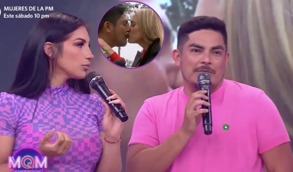 Allison Pastor revela que sí ve las escenas de besos de su esposo en "Al fondo hay sitio". Foto: composición LR/América TV - Video: América TV Allison Pastor revela que sí ve las escenas de besos de su esposo en "Al fondo hay sitio". Foto: composición LR/América TV - Video: América TV