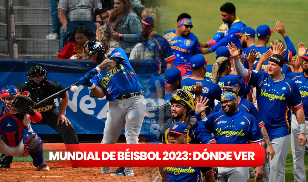 Venezuela estará en el grupo D en el Clásico Mundial de Béisbol 2023. Foto: composición LR/AFP