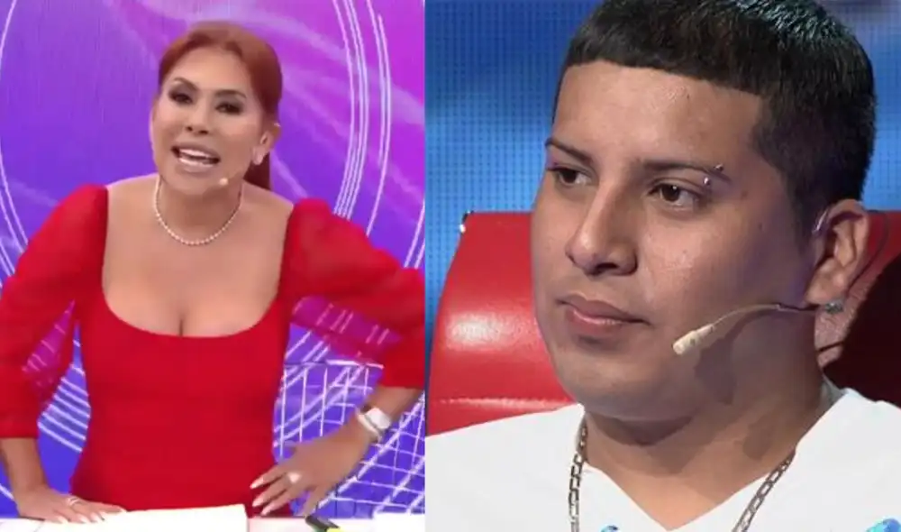 Magaly Medina molesta con Luisito Caycho por mentirle con trayectoria en España. Foto: composición LR/ captura de LR/ captura de ATV