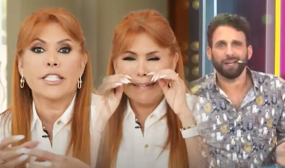 Magaly Medina cuenta que Rodrigo González se quejó de ella por hacer espectáculos en Latina. Foto: composición LR/captura de YouTube/"Amor y fuego"