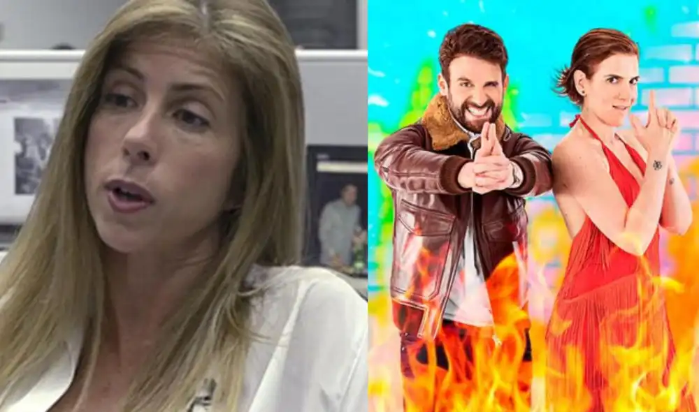 Fiorella Cayo se siente "traicionada" por Rodrigo González y Gigi Mitre tras difusión de imágenes besándose con un joven en un estacionamiento. Foto: composición La República/captura de Willax TV/"Amor y fuego"/Instagram