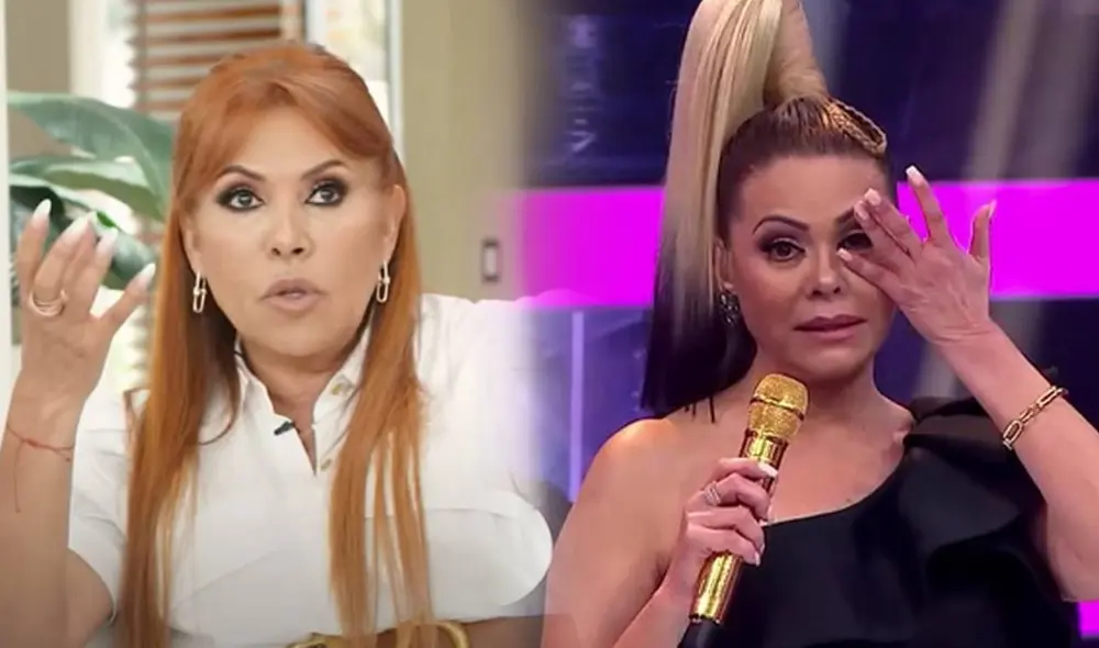 Magaly Medina reconoce a Gisela como un ícono de la televisión. Foto: composición LR/ Captura de YouTube/ América TV