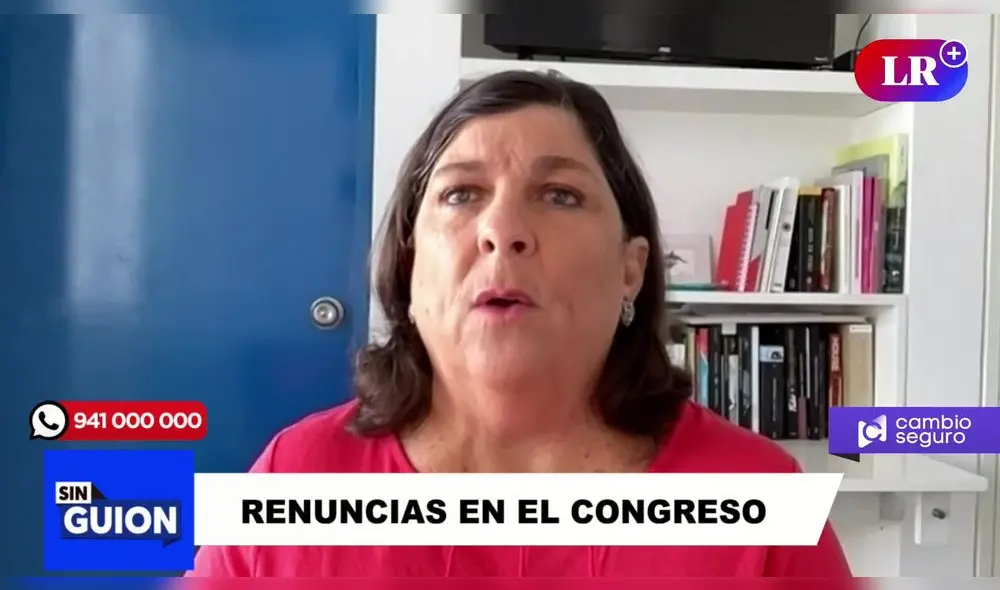 Rosa María Palacios, en "Sin guion", se refirió a la renuncia de José Cevasco. Foto: captura LR+/Video: LR+