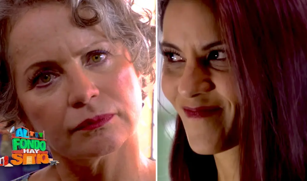 Eva llegó a "Al fondo hay sitio" y ya captó la atención de los espectadores. ¿Será una aliada de Claudia Llanos?. Foto: composición LR/América TV Eva llegó a "Al fondo hay sitio" y ya captó la atención de los espectadores. ¿Será una aliada de Claudia Llanos?. Foto: composición LR/América TV