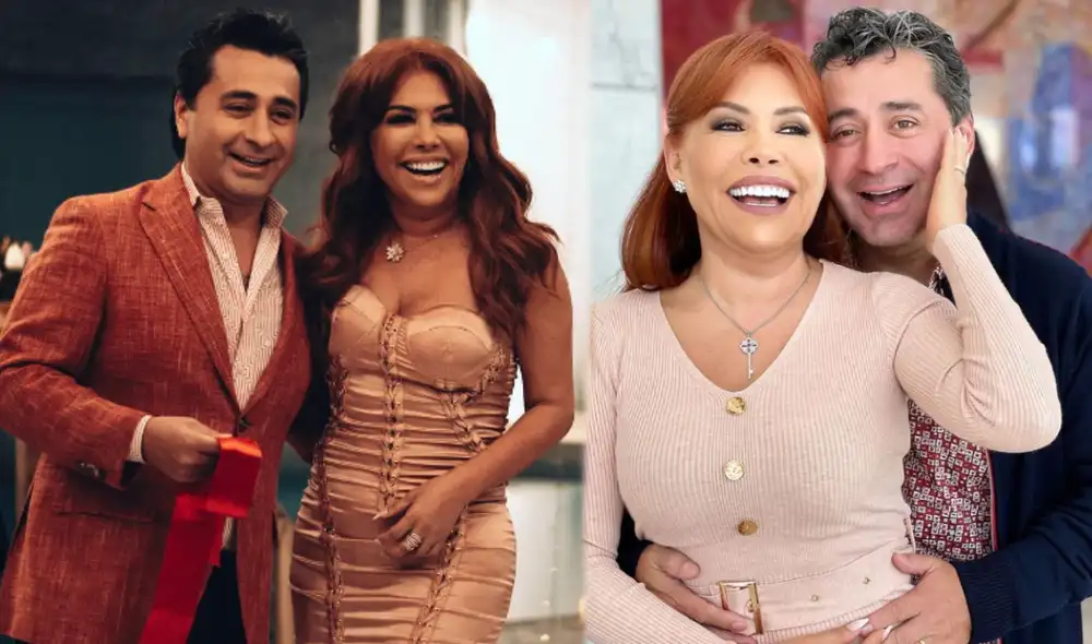 Magaly Medina asegura que, si su esposo falla su confianza, terminaría su matrimonio de inmediato. Foto: composición LR/Instagram - Video: Infobae