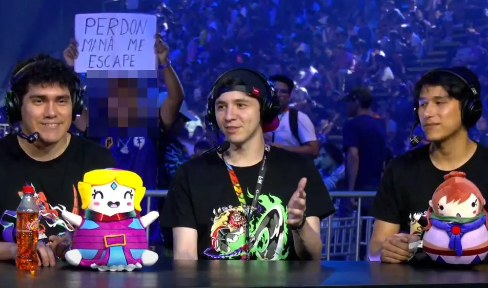 Aparentemente, este fan de Dota 2 asistió para apoyar a Evil Geniuses sin permiso de su progenitora. Foto: 4D Esports