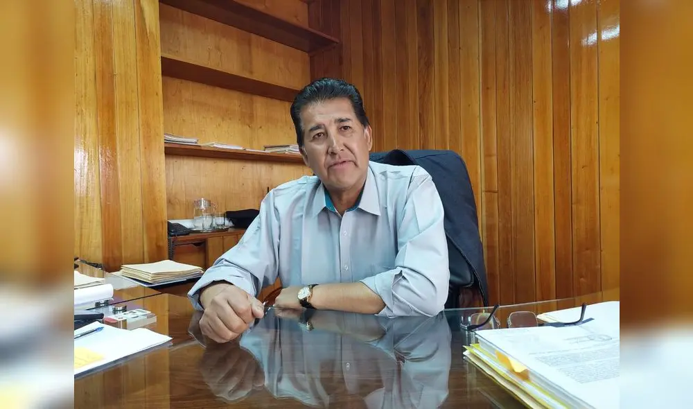 Alcalde de la Municipalidad Provincial de San Román-Juliaca, Oscar Cáceres, dijo que no recibirá a Dina Boluarte en la comuna. Foto: Liubomir Fernández/URPI-LR.