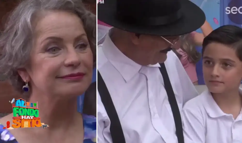 Richard Jr. tuvo una inesperada reacción al conocer a Eva en el último capítulo de "Al fondo hay sitio". Video: América TV - Foto: composición LR/América TV