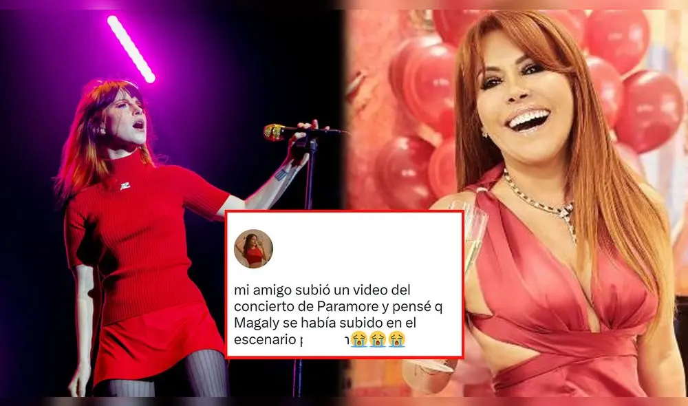 La usuaria confundió a la conductora de televisión con la vocalista de Paramore. Foto: composición LOL/ Francesca Anaya La usuaria confundió a la conductora de televisión con la vocalista de Paramore. Foto: composición LOL/ Francesca Anaya