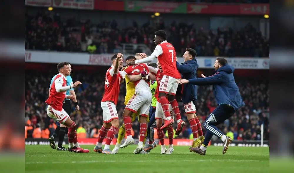 Arsenal se ubica primero en la tabla de posiciones de la Premier League con 63 puntos. Foto: Arsenal