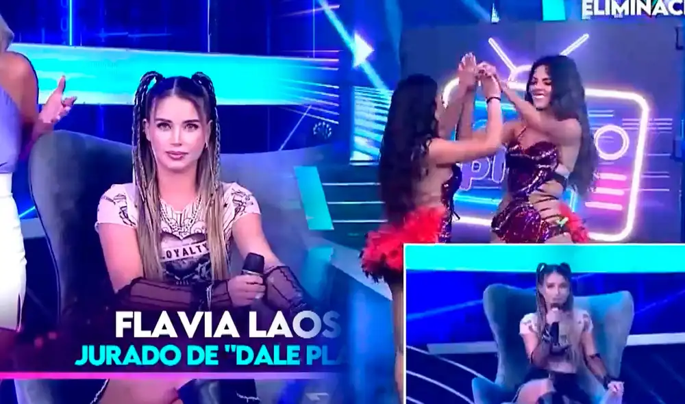 Flavia Laos fue juez de una secuencia de "Esto es guerra". Foto: captura/América TV