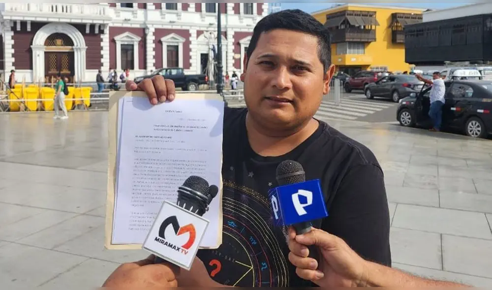 El hombre viajó a Trujillo a realizar su denuncia. Foto: Periodistas Trujilo