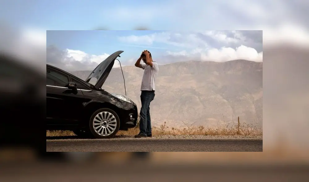 Debes mantener la calma durante una avería de carro en una autopista. Foto: difusión
